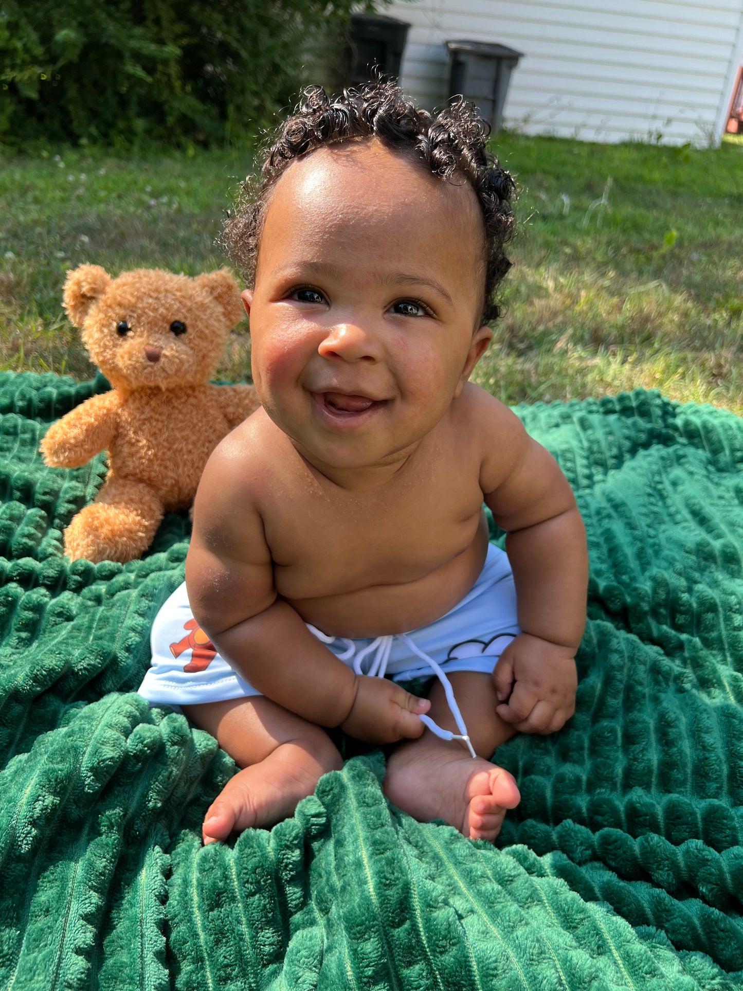 Balloon Bear Swimming Trunks 🧸🎈