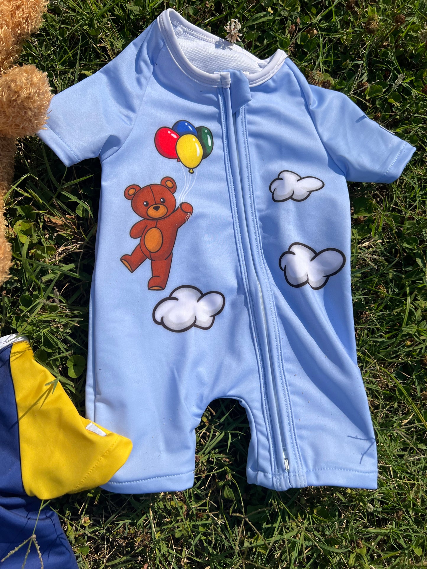 Balloon Bear Short Onesie